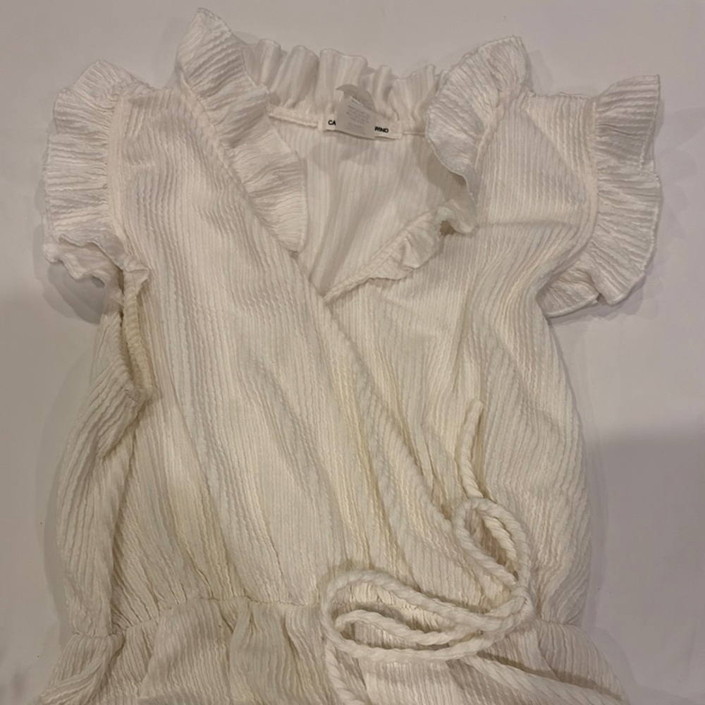 Women Caution to the Wind Cream Dress - Picture 2 of 4